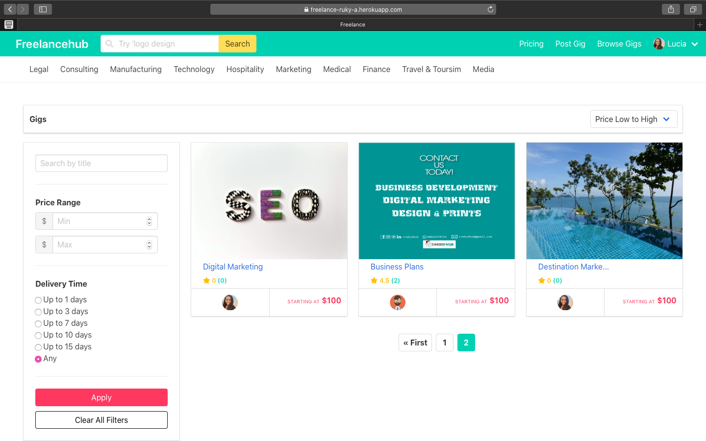 Custom Web Application 2
